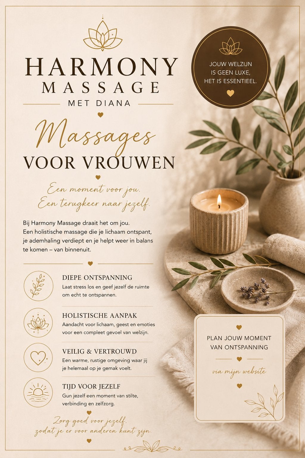MASSAGES VOOR VROUWEN, Ophalen, Nieuw, Wit