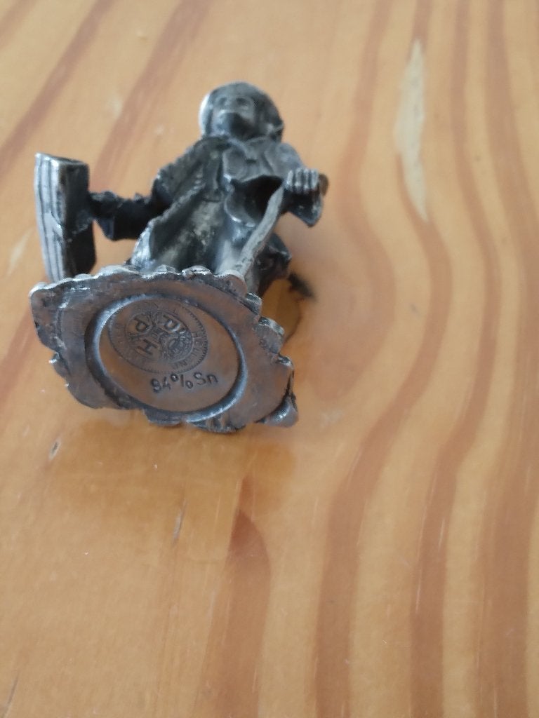 tin dokter oude ambachten 94%sn tin 8 cm hoog, Antiek en Kunst, Ophalen of Verzenden