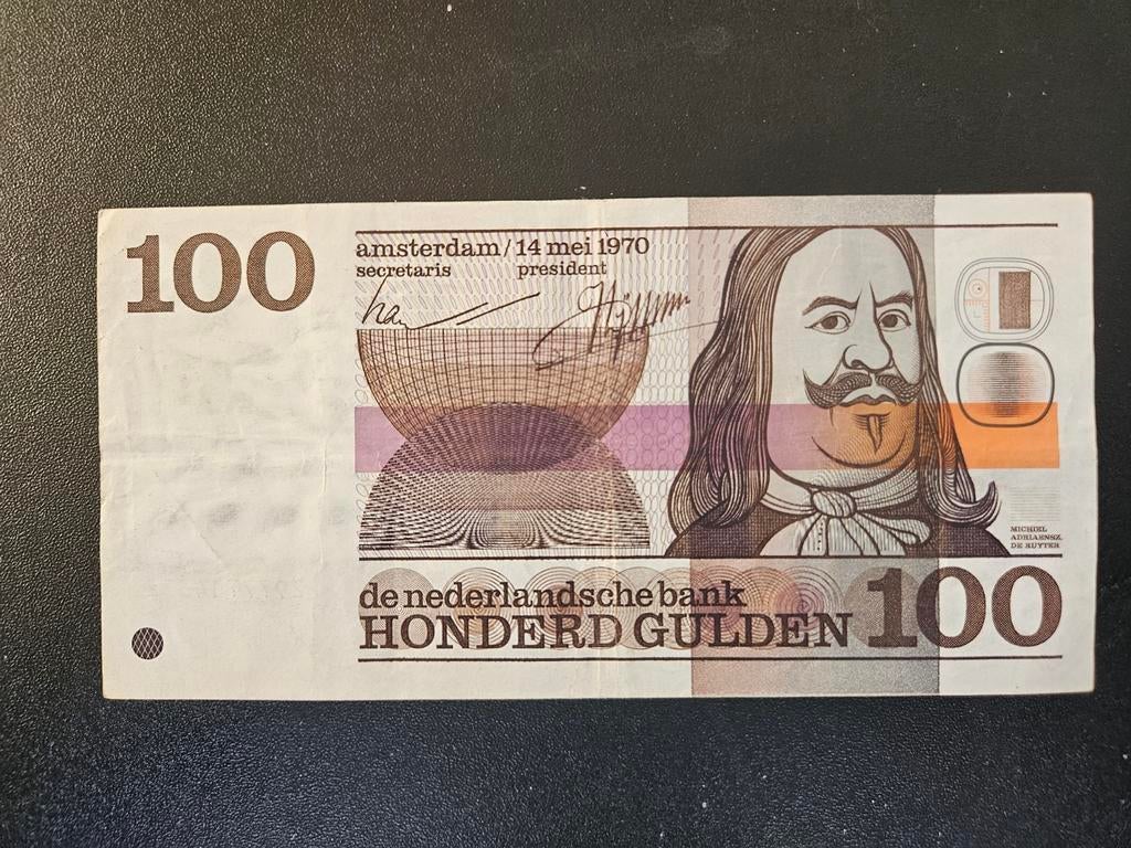 Nederland pick 93a 1970       2, Ophalen of Verzenden, 100 gulden, Los biljet