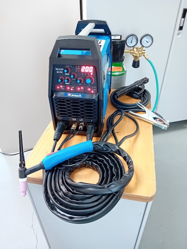 Aluminium hekwerk lassen Tig AC/DC + Puls 200amp. bij 60%, Ophalen, Nieuw, Aluminium, Overige typen
