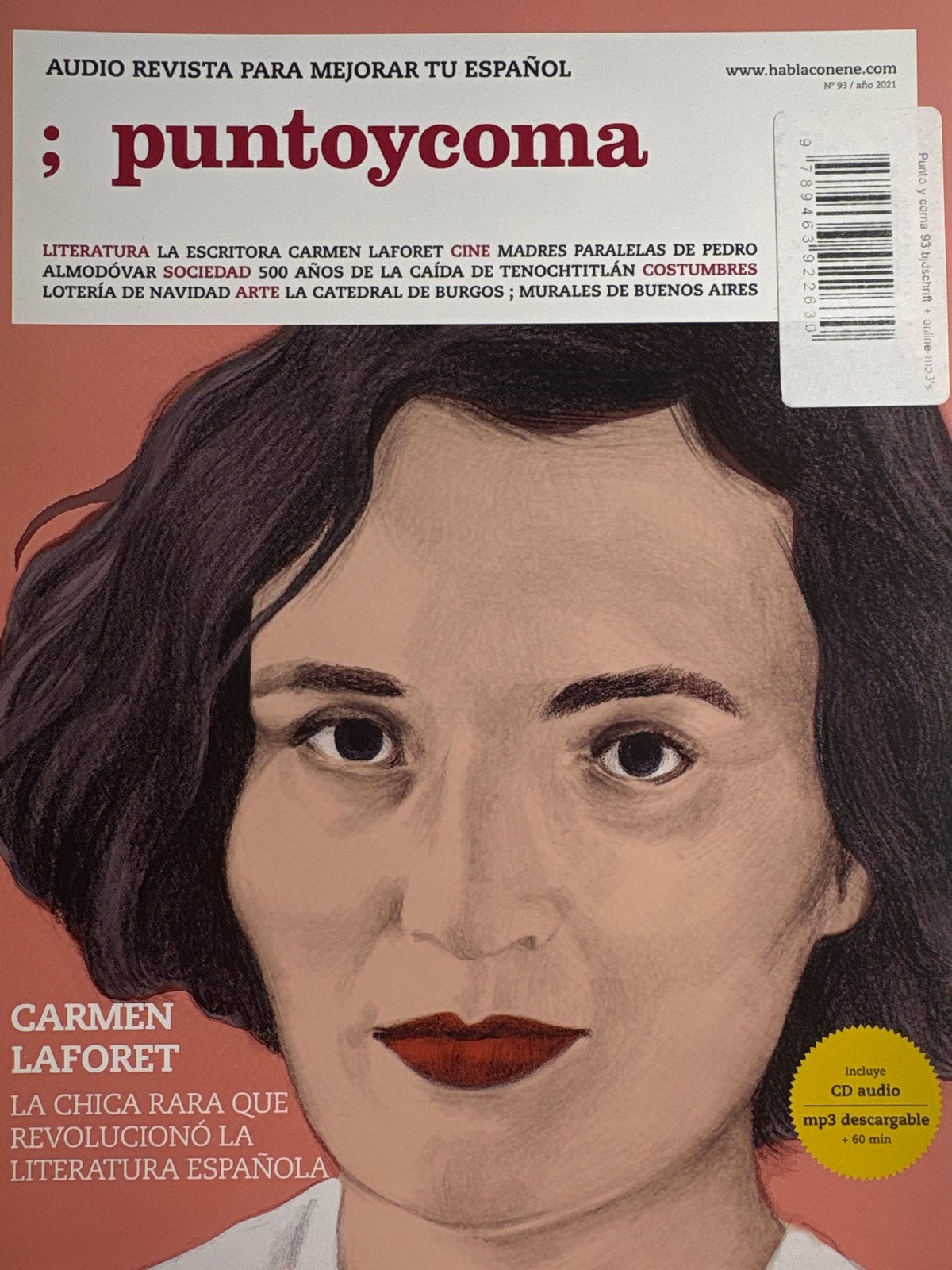 Punto y Coma 93 - Audio Magazine Spaans Leren + CD, Ophalen of Verzenden, Zo goed als nieuw, Overige typen
