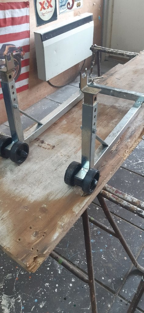 Padockstand / motorlift, Ophalen