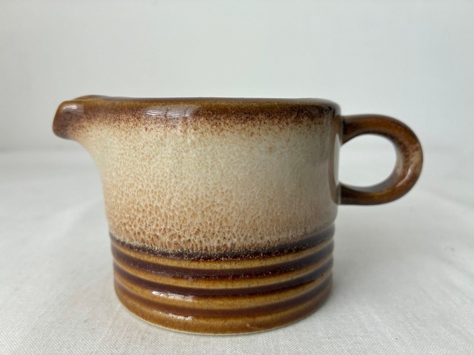 Vintage Gerzit Melkkannetje - Bruin Aardewerk, Ophalen of Verzenden
