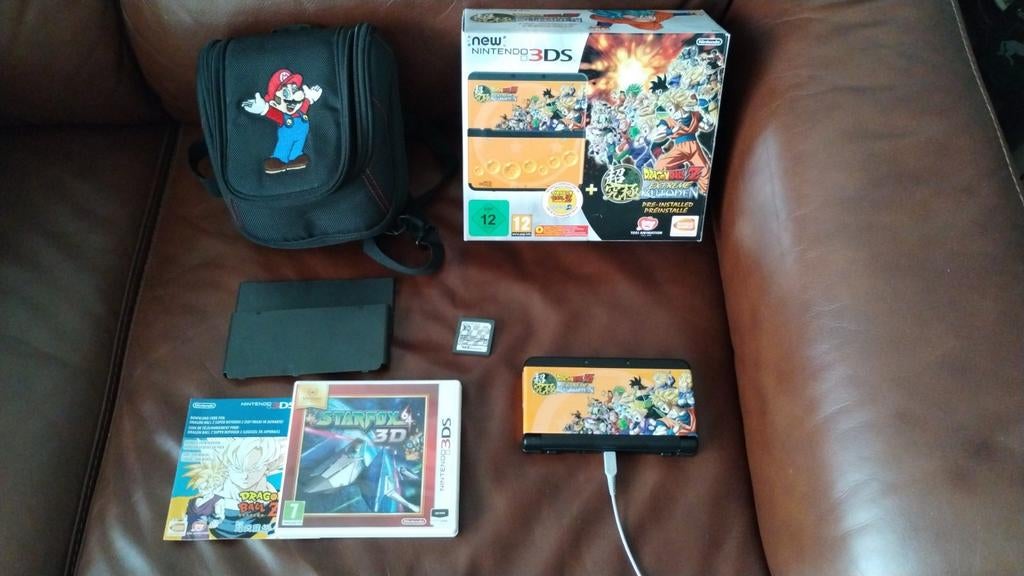 New Nintendo 3DS Dragon Ball Z Limited Edition + Games, Ophalen, Gebruikt, Overige kleuren, 3DS