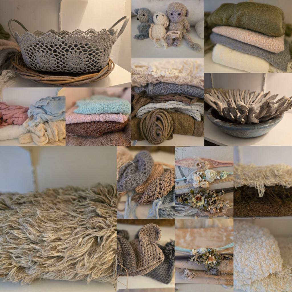 Newborn fotografie props, backdrops, wol & accessoires, Ophalen, Zo goed als nieuw