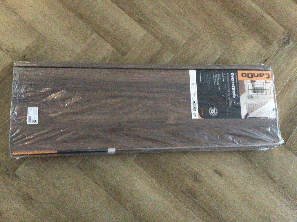 5x Cando overzet traptrede, 100x30 noten, Ophalen, Nieuw, Hout, Minder dan 20 mm