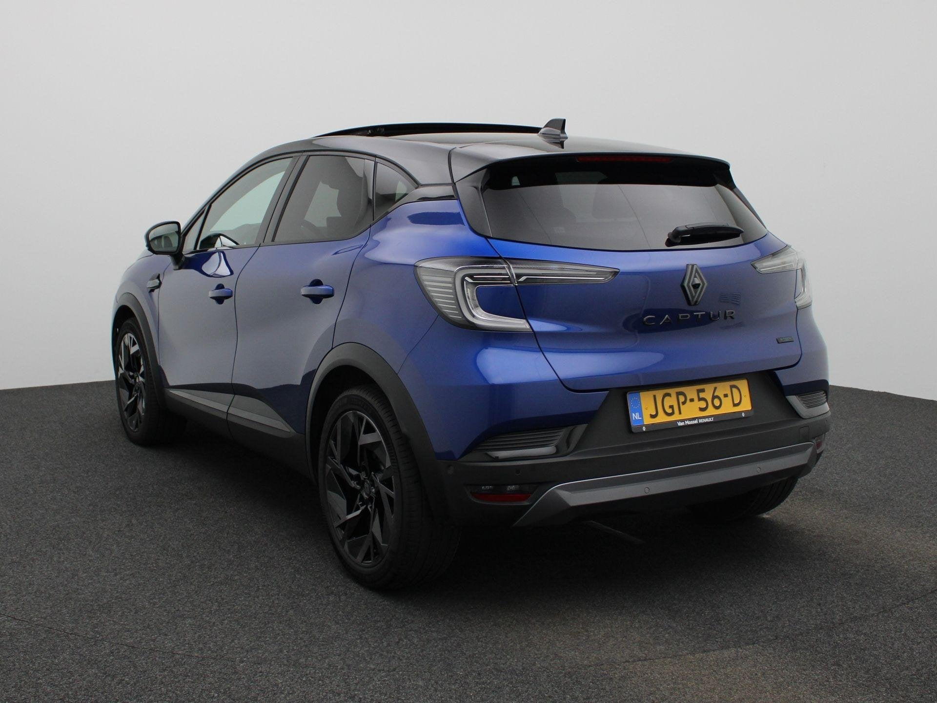 Renault Captur 1.8 E-Tech full hybrid 160 esprit Alpine | Sc, Auto's, 4 cilinders, Blauw, Origineel Nederlands, Bedrijf