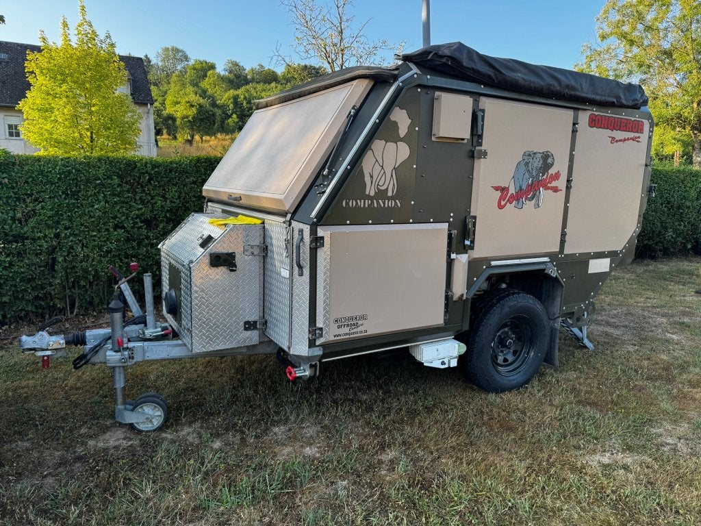 Conqueror Companion UEV440 – Off‑road expeditietrailer, Overige merken, Particulier, 4 tot 5 meter, Schokbreker