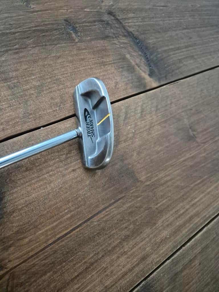 Mallet putter Great White Tiger Shark met center shaft, Sport en Fitness, Golf, Ophalen of Verzenden, Club