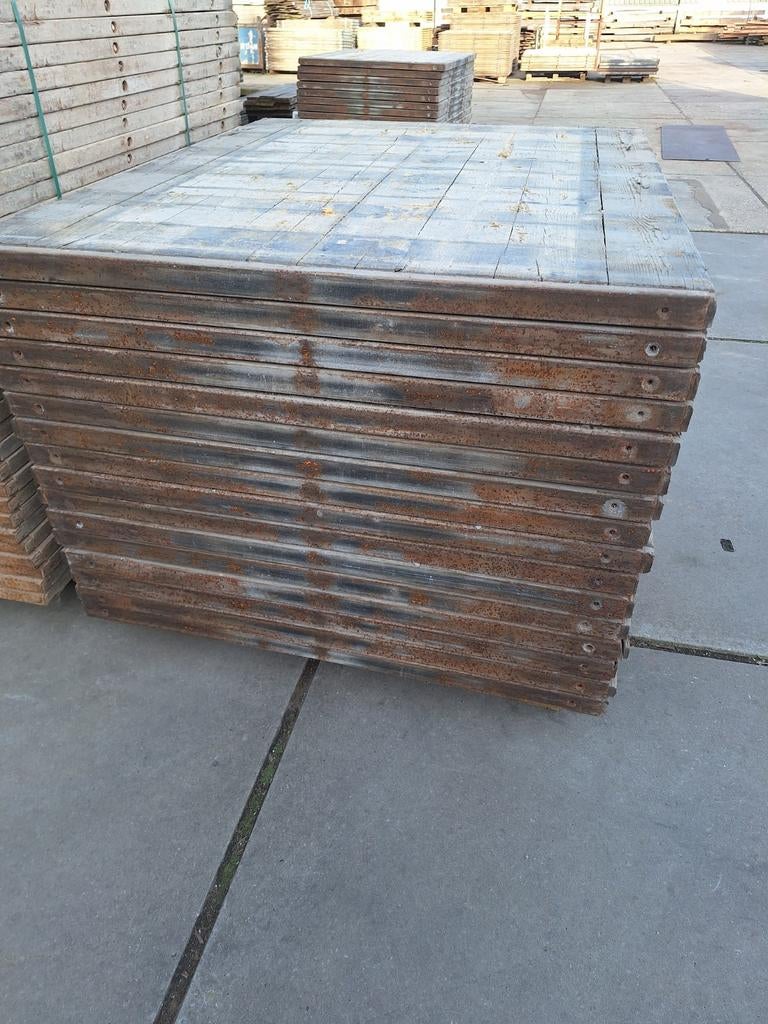 Lariks  steenschotten  110x140cm  vlonder terras vloer, Tuin en Terras, Palen, Balken en Planken, Gebruikt, Planken, Minder dan 180 cm