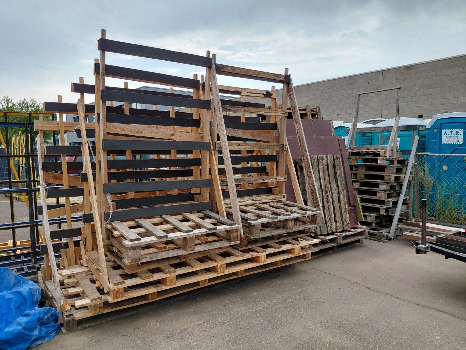 Pallets en stookhout, Doe-het-zelf en Verbouw, Hout en Planken, Ophalen, Gebruikt, Overige houtsoorten, Pallet