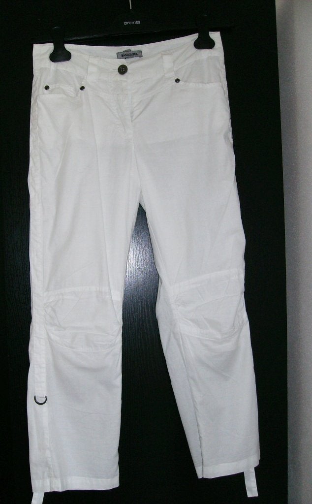 mooie witte broek, Kleding | Dames, Wit, Ophalen of Verzenden, Zo goed als nieuw, Driekwart