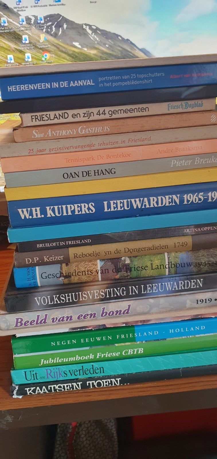 22 boeken Fryslân Friesland, zie foto's en lees Beschrijving, Ophalen of Verzenden, Gelezen