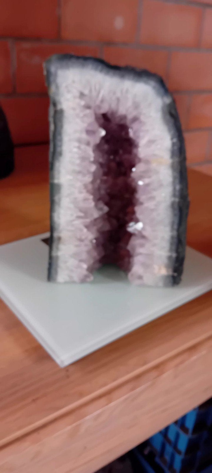 Grote Amethist Geode - 7.4 kg, Ophalen, Mineraal