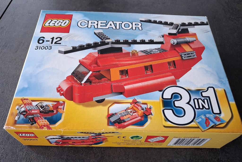 Lego Creator set 31003 (2013) - Red Rotors (3 modellen)., Compleet, Gebruikt, Verzenden, Lego
