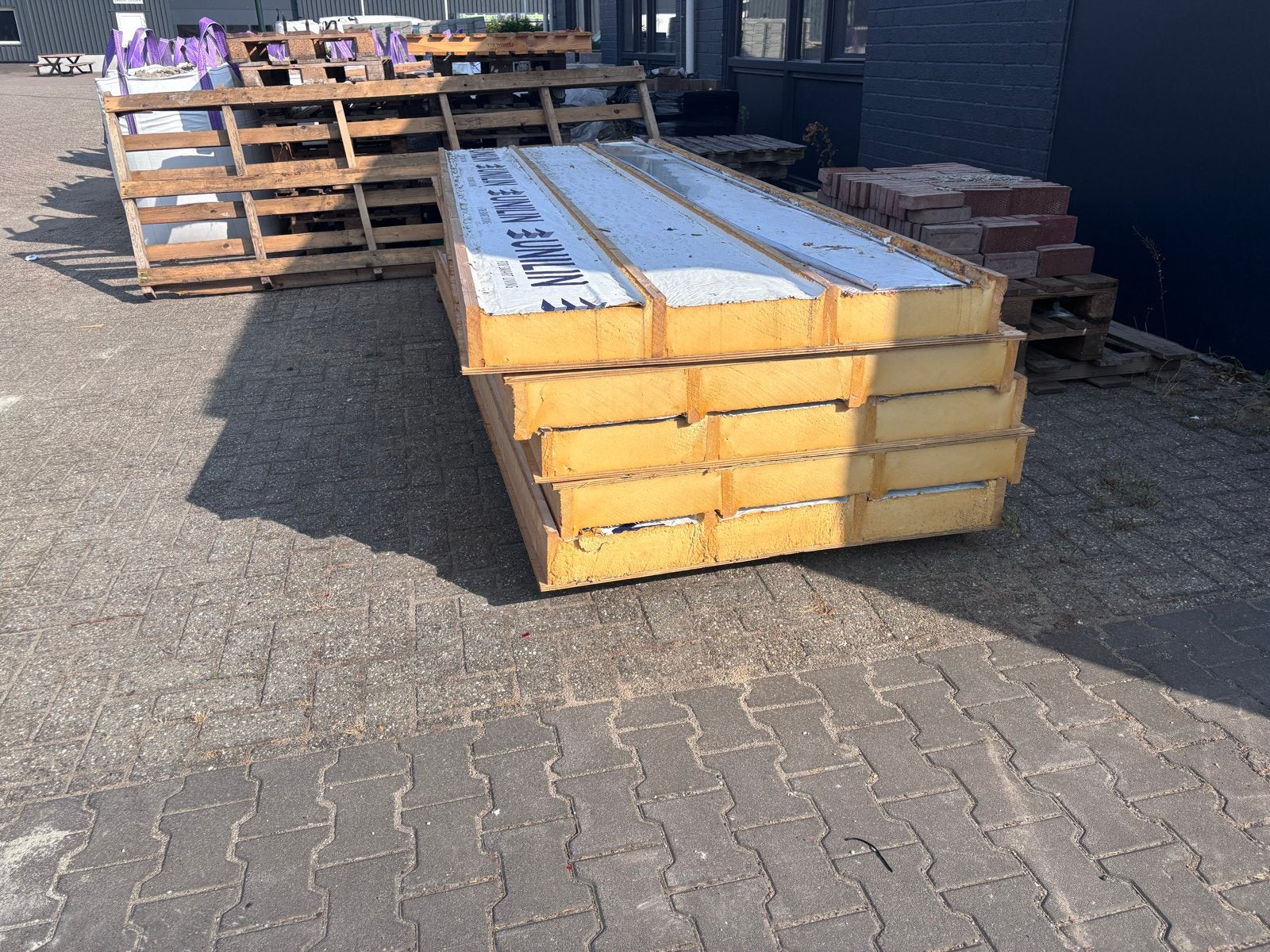 Dakplaat isolatie 142mm, Rd 3.5, 1200x3500mm met underlaymen, Doe-het-zelf en Verbouw, Isolatie en Afdichting, 12 cm of meer, Nieuw