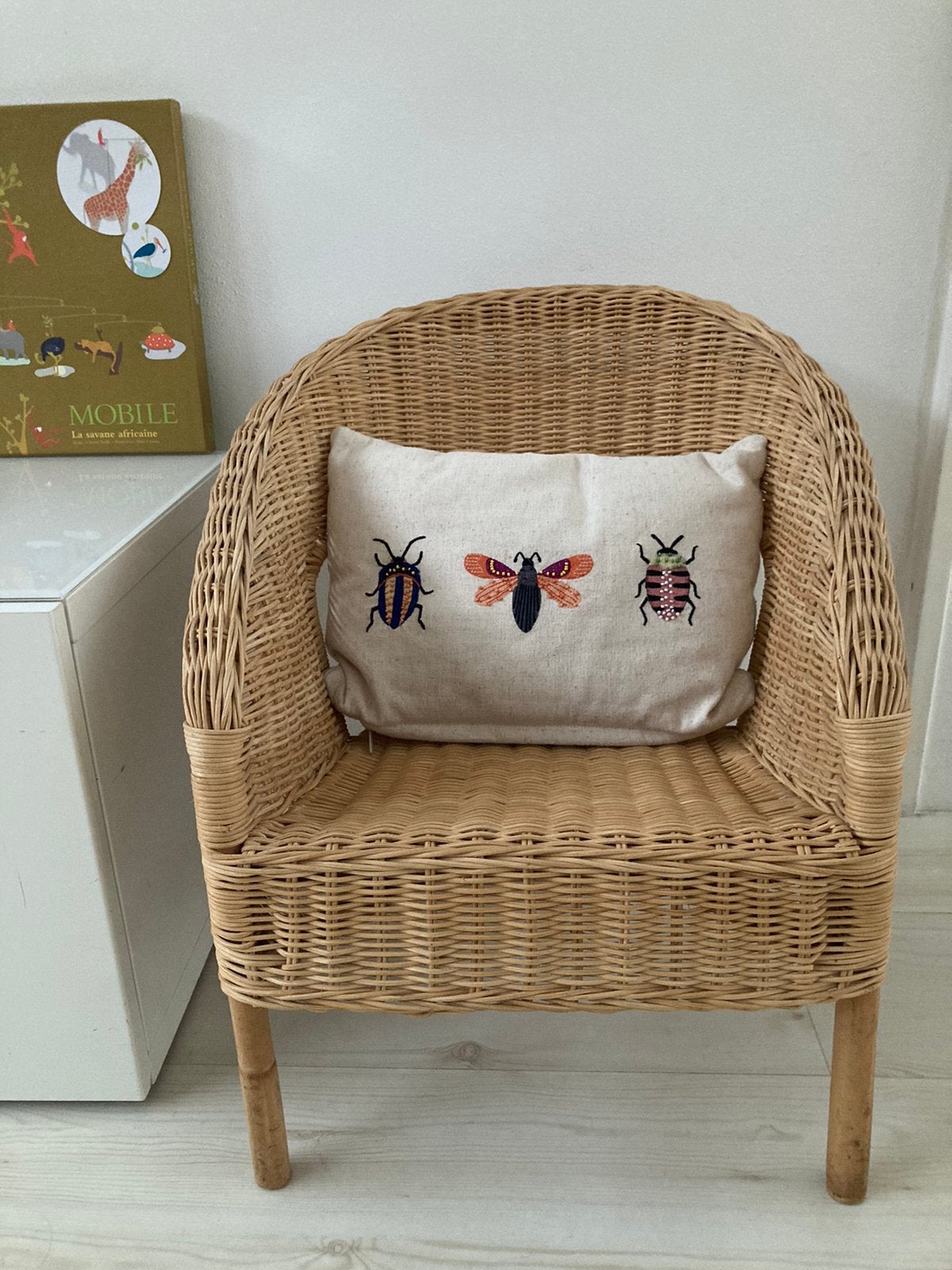 Kinderstoel Riet / Rotan / Bamboe Boho stoeltje, Kinderen en Baby's, Kinderstoelen, Ophalen, Zo goed als nieuw, Overige typen