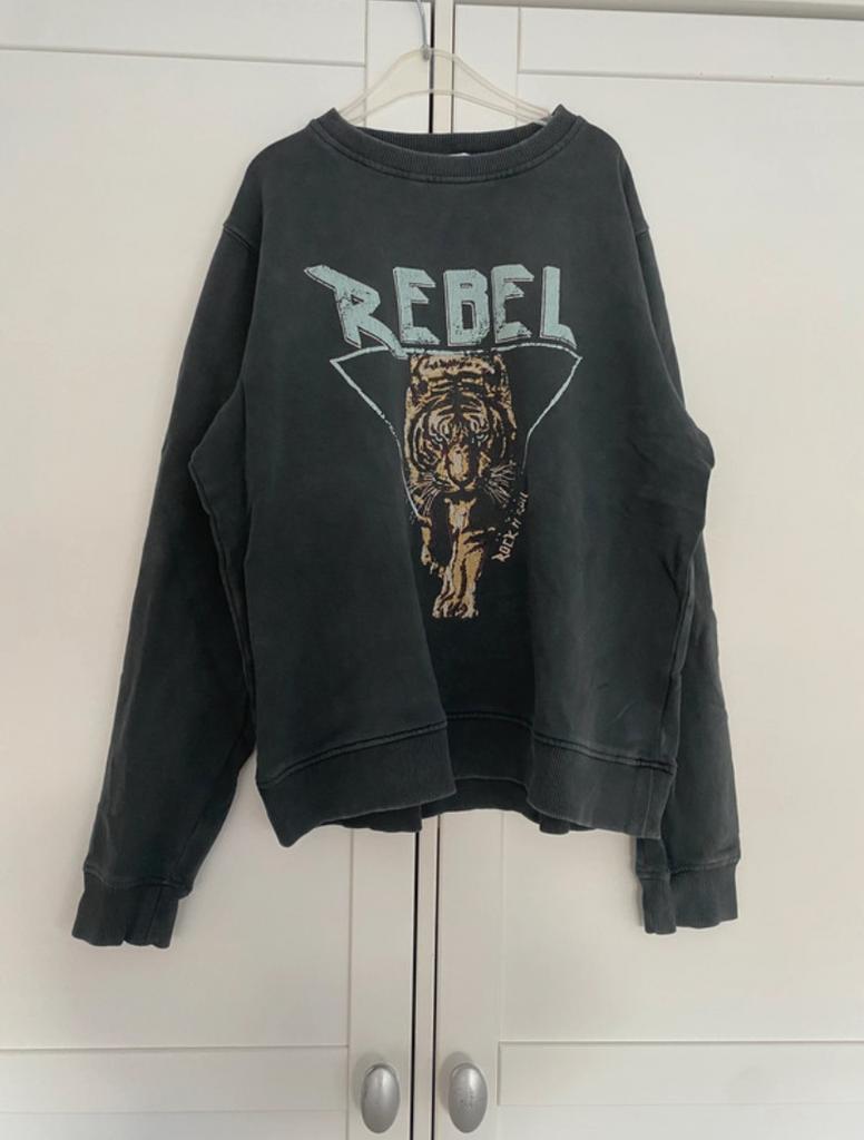 Costes Rebel sweater met tijgerprint - Maat S, Verzenden, Gedragen, Maat 36 (S), Grijs