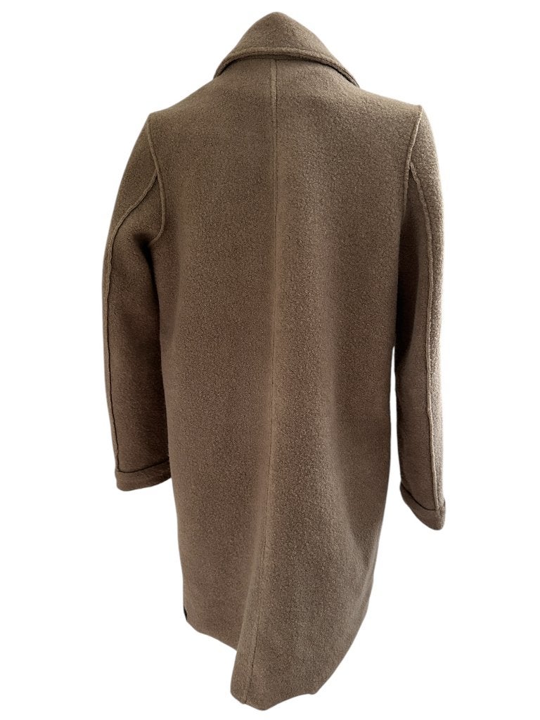 Nukus mantel S, Maat 38/40 (M), Bruin, Ophalen of Verzenden, Zo goed als nieuw
