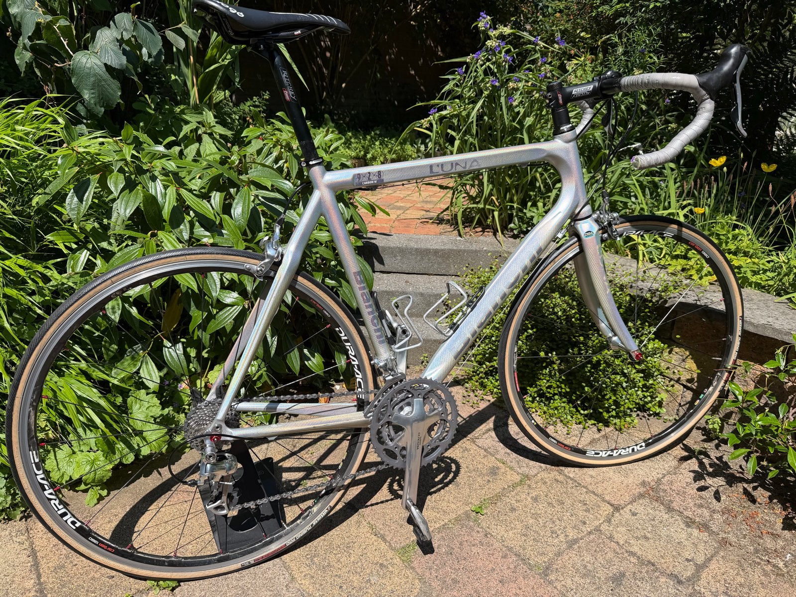 Bianchi L'Una 928 Racefiets - Ultegra, Dura-Ace, Carbon, 28 inch, Gebruikt, Carbon, 57 tot 61 cm