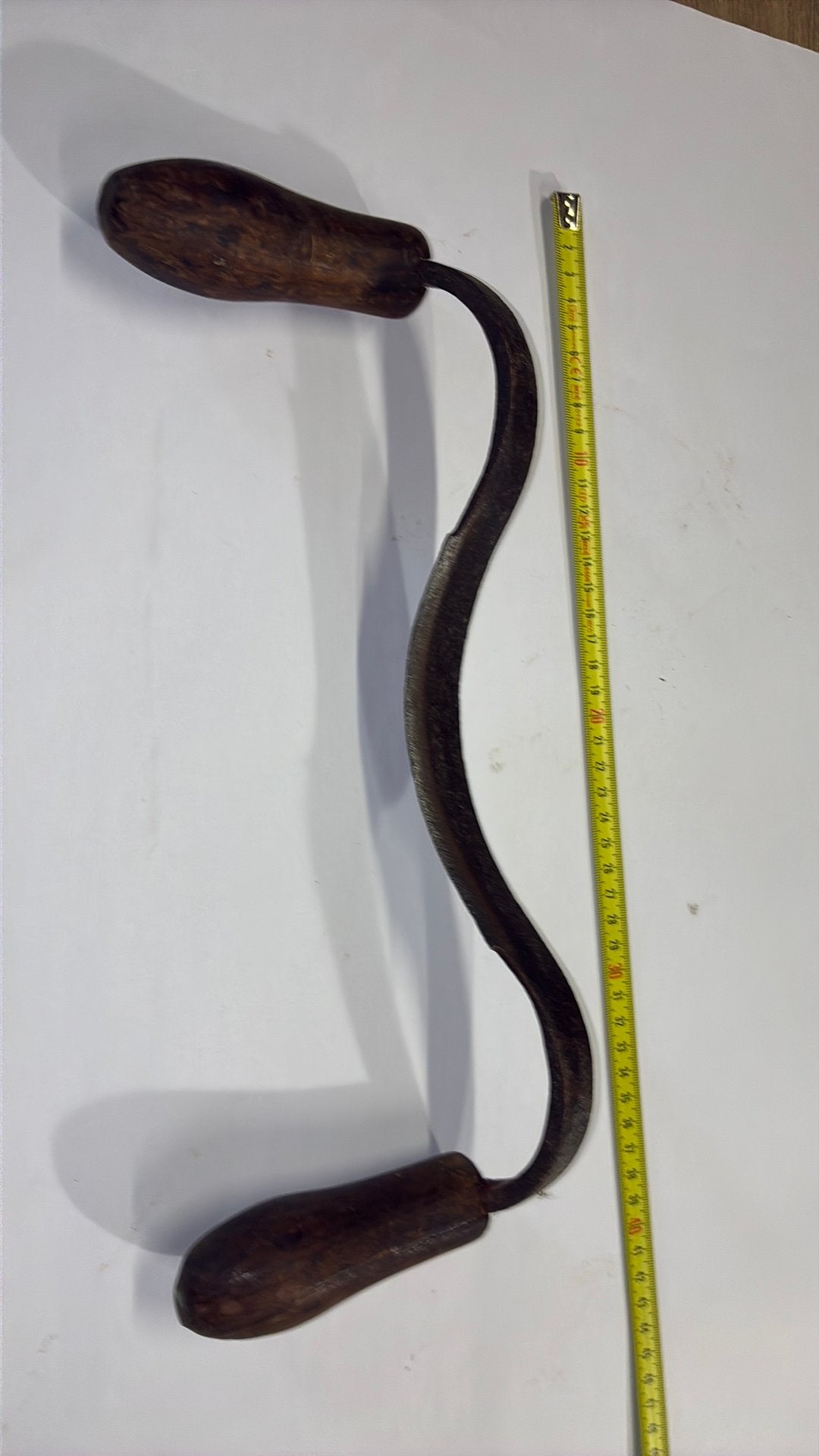 Gebogen haalmes 37cm, Antiek en Kunst, Antiek | Gereedschap en Instrumenten, Ophalen of Verzenden