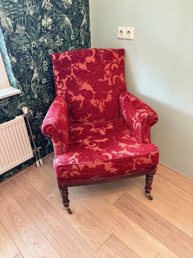 antieke Engelse fauteuil, Antiek en Kunst, Ophalen