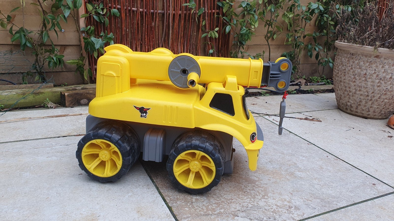 BIG hijskraan loopauto, Ophalen of Verzenden, Loopvoertuig