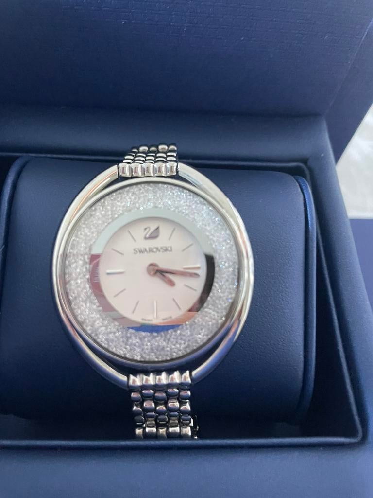 Swarovski -Kristallen horloges, Ophalen of Verzenden, Zo goed als nieuw, Staal, Overige merken