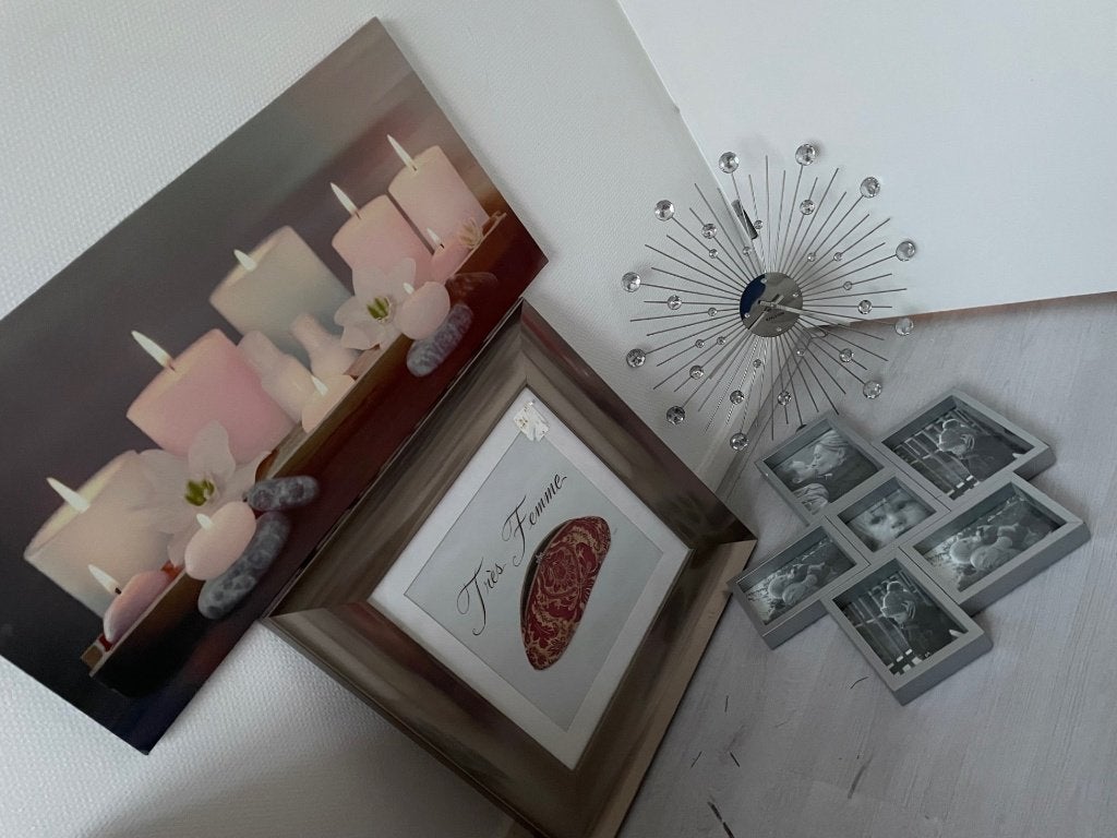 Decoratie lijstjes/klok, Ophalen