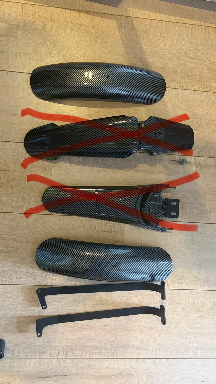 Spatborden gt2000 12,50 euro ps, Motoren, Ophalen of Verzenden