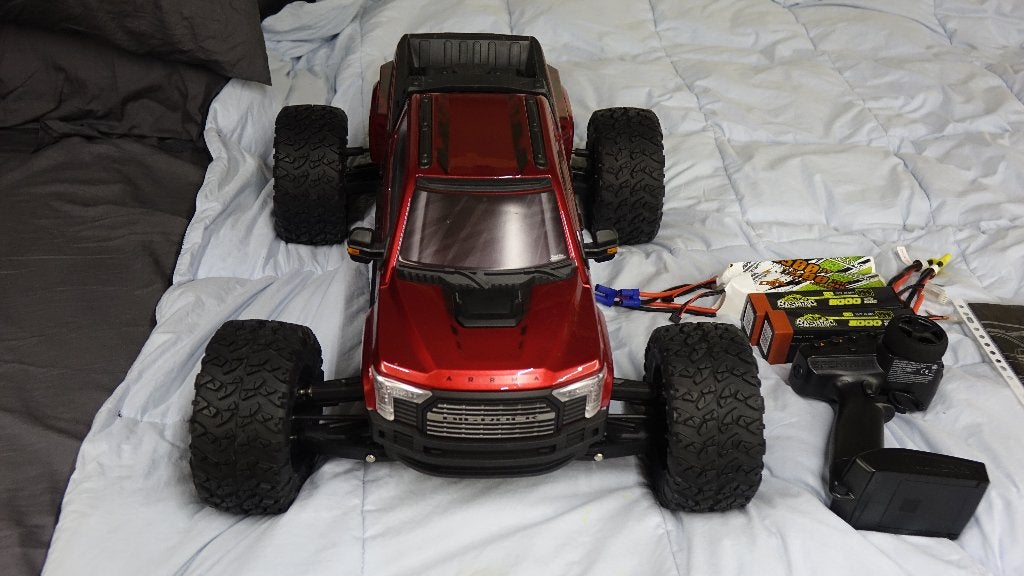 arrma bigrock rood RTR 6s 1/7, Elektro, Auto offroad, Nieuw, Ophalen of Verzenden