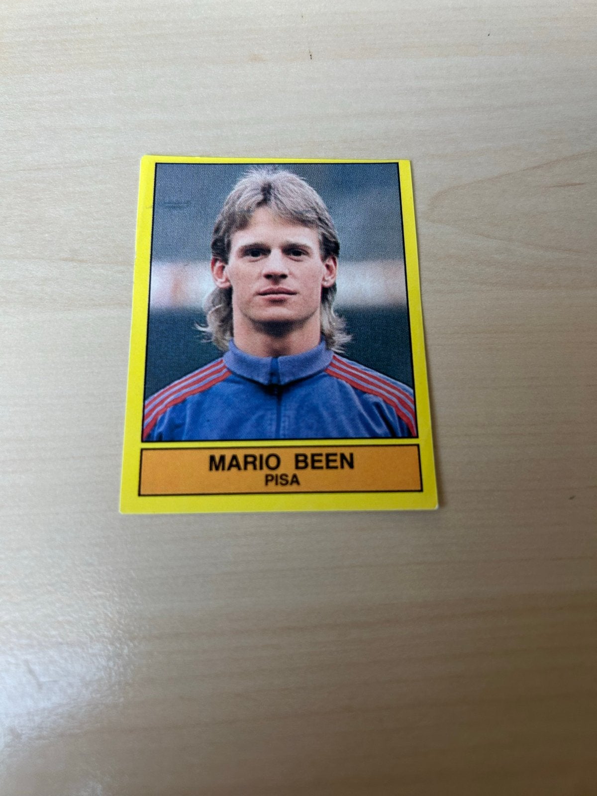 Panini Voetbal 90 Mario Been Pisa #332, Ophalen of Verzenden, Zo goed als nieuw, Sticker