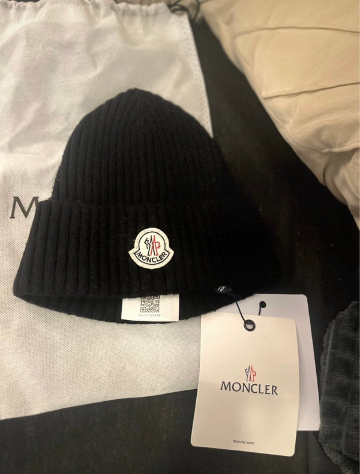 Moncler muts heren, Verzenden, Nieuw, Maat 38/40 (M), Muts