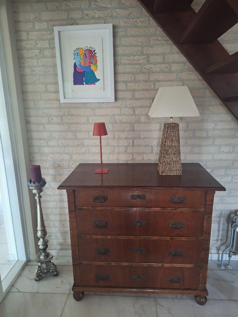Ladenkastje met veel ruimte (4 grote laden), Ophalen, Gebruikt, 100 tot 150 cm, Oud te combineren met modern