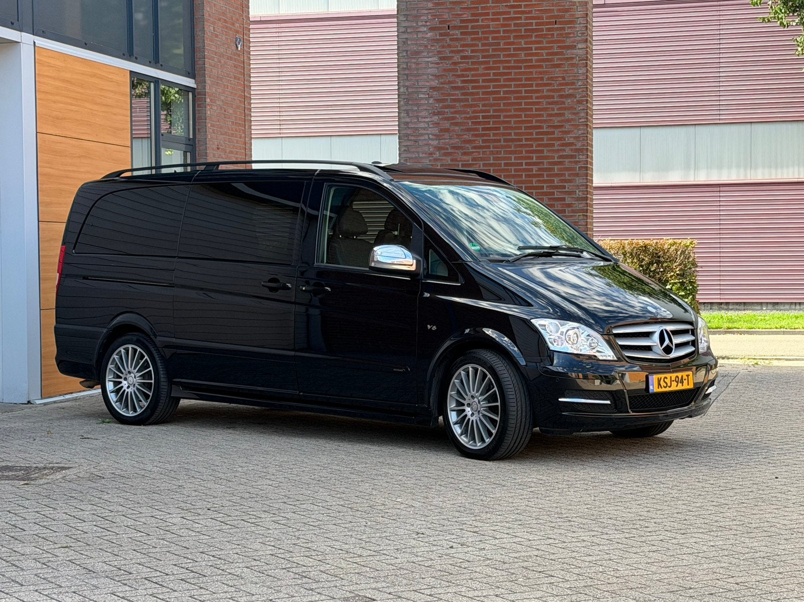 Mercedes-Benz Viano 3.5 BENZINE 2011 Zwart NIEUWSTAAT, Auto's, Automaat, Achterwielaandrijving, Zwart, Leder