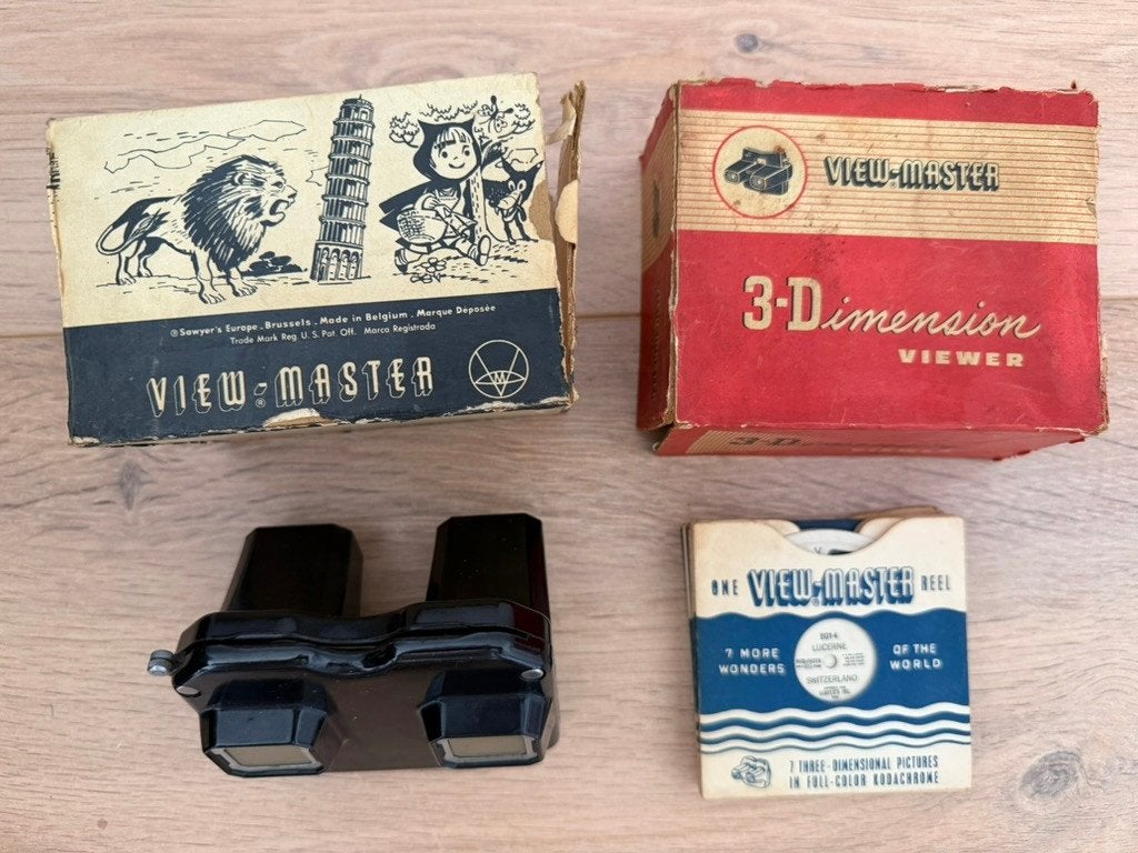 Vintage View-Master 3-D bakeliet jaren 50, Verzamelen, Ophalen of Verzenden, Gebruikt