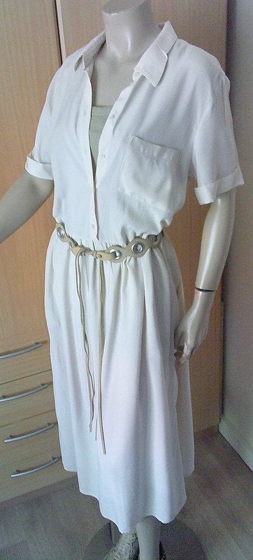 YAYA ecru/beige lange jurk maat 38, Maat 38/40 (M), Verzenden, Beige, Yaya