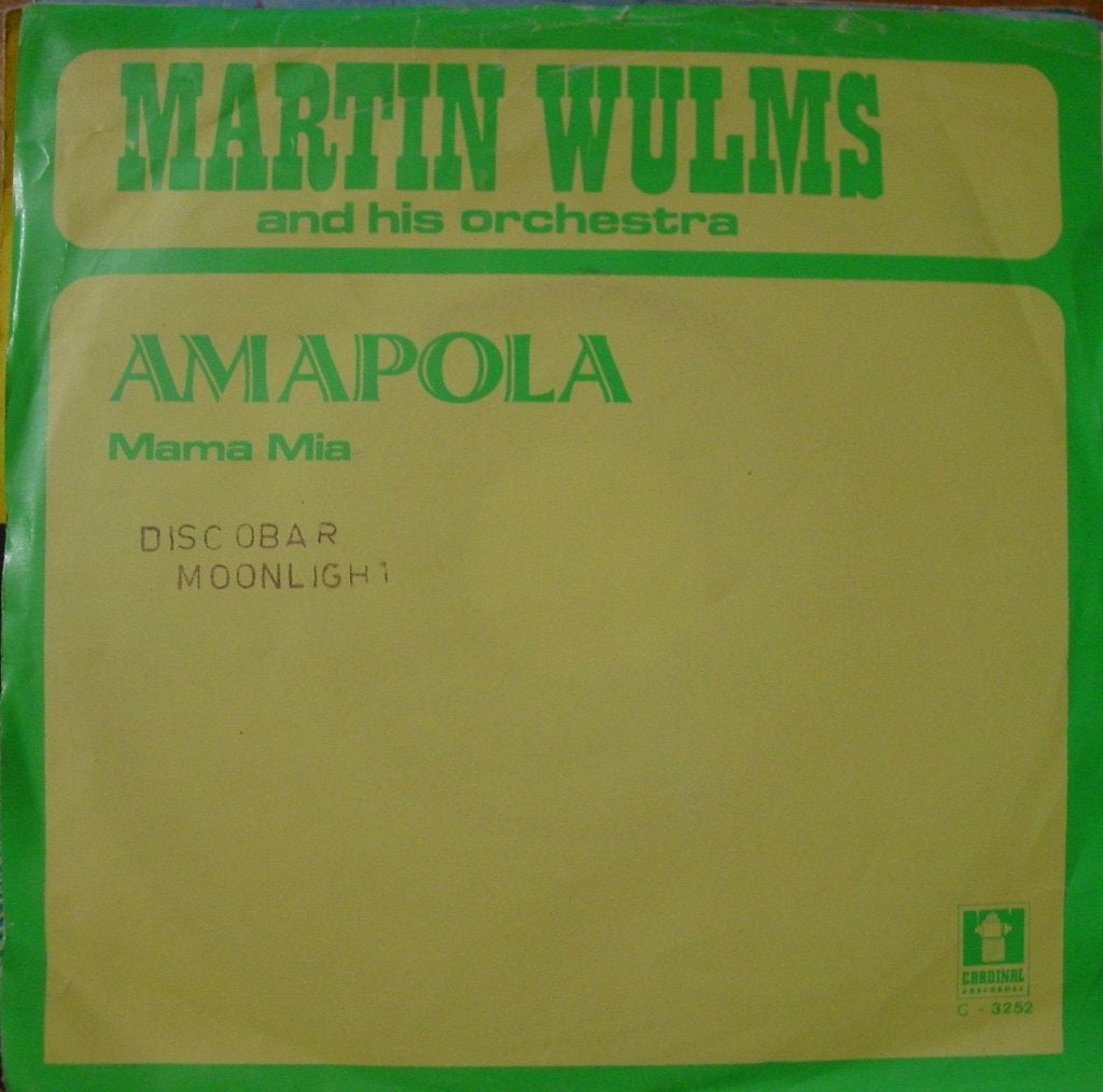 45T 7INCH VINYL SINGLE MARTIN WULMS, Ophalen of Verzenden, Zo goed als nieuw, Nederlandstalig