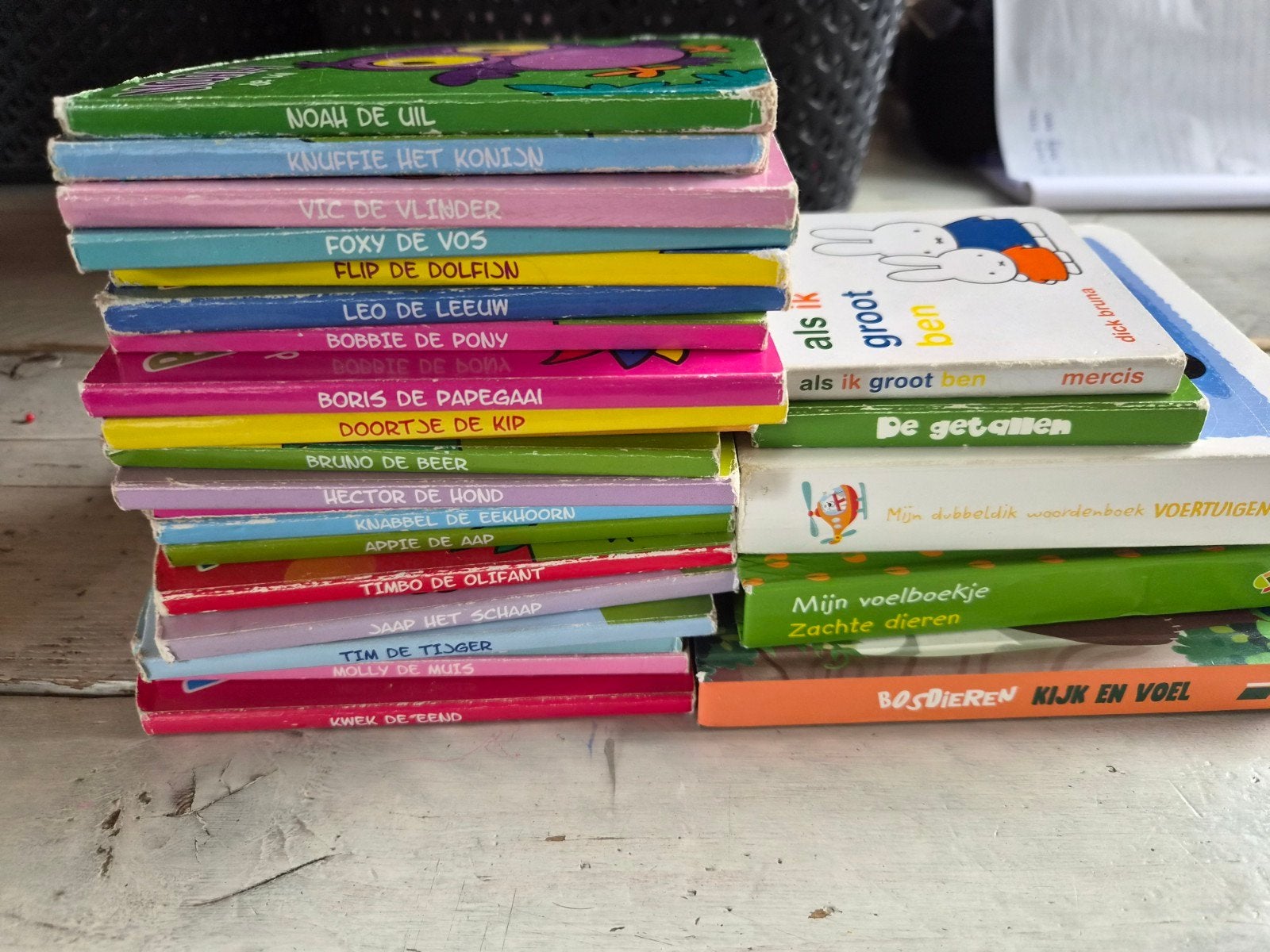 Stapel kinderboekjes: Dierenverhalen en meer, Boeken, Fictie algemeen, Jongen of Meisje, Voorleesboek, 4 jaar