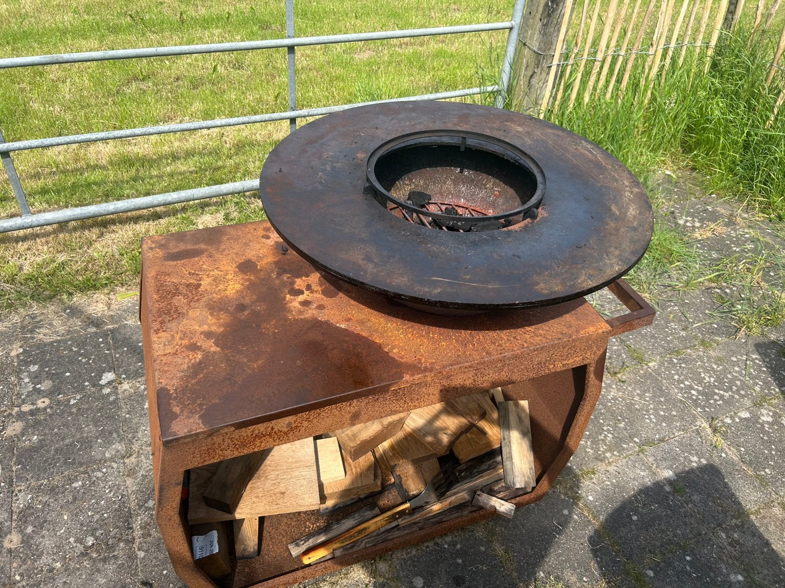Bbq plancha te koop., Ophalen of Verzenden, Zo goed als nieuw, Nvt, Nvt