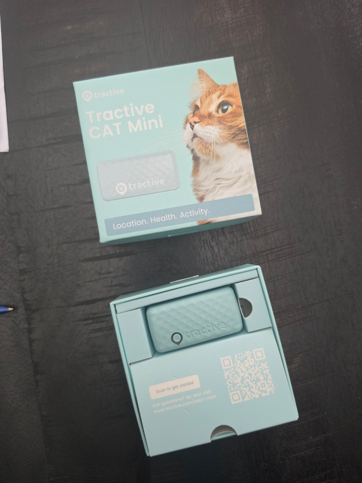 Tractive CAT tracker lichtblauw, Ophalen of Verzenden, Zo goed als nieuw