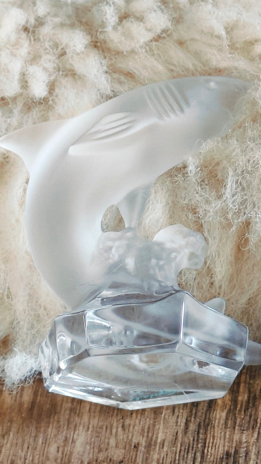 Goebel Crystal Collection 24% Lood Kristal Haai Beeldje, Ophalen of Verzenden