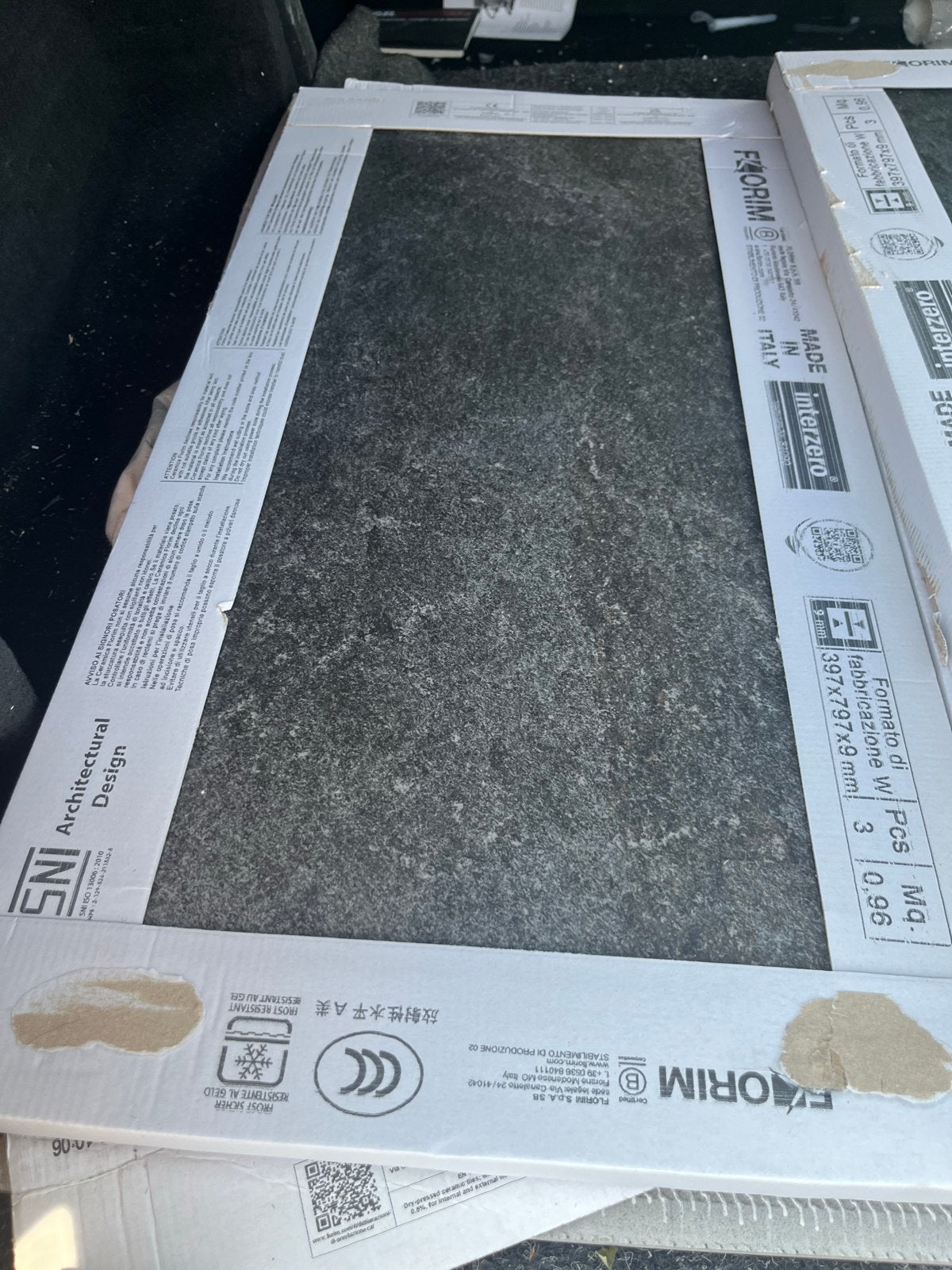 Vloertegels 40x80 cm: Soft (R9) en Antislip (R11) - ruim 10m, Ophalen, 60 cm of meer, Keramiek, Nieuw