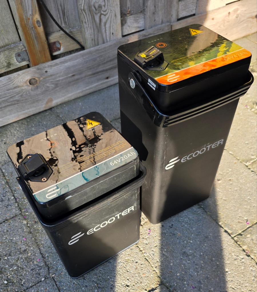 Ecooter E2 Accu's Nieuwe type 7 pins 42 Ampère en 20 Ampère, Ophalen, Nieuw