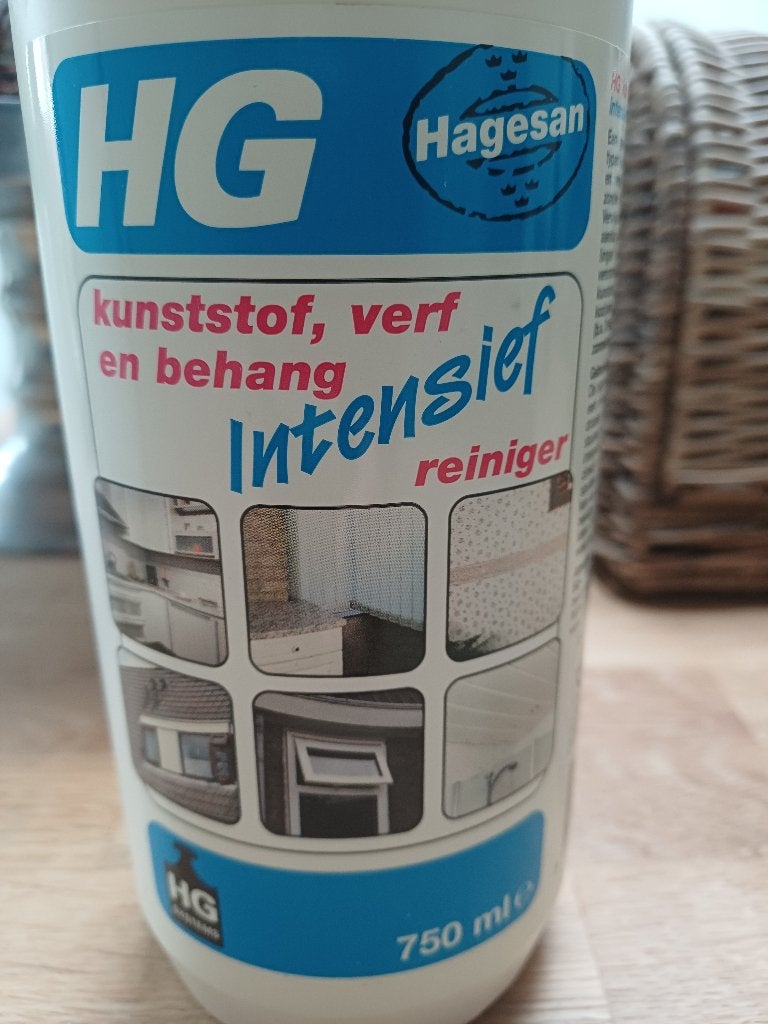 NIEUW: HG kunststof, verf + behang intensief reiniger 750 ml, Ophalen of Verzenden, Schoonmaakmiddel