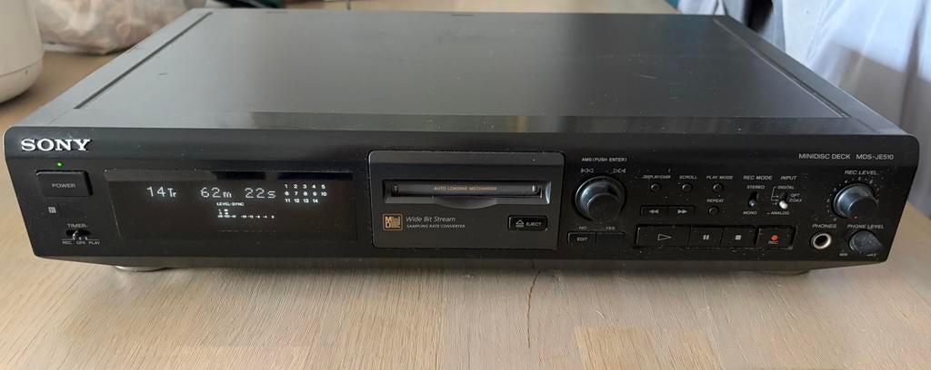 Sony MDS-JE 510, Ophalen of Verzenden, Minidisc-recorder