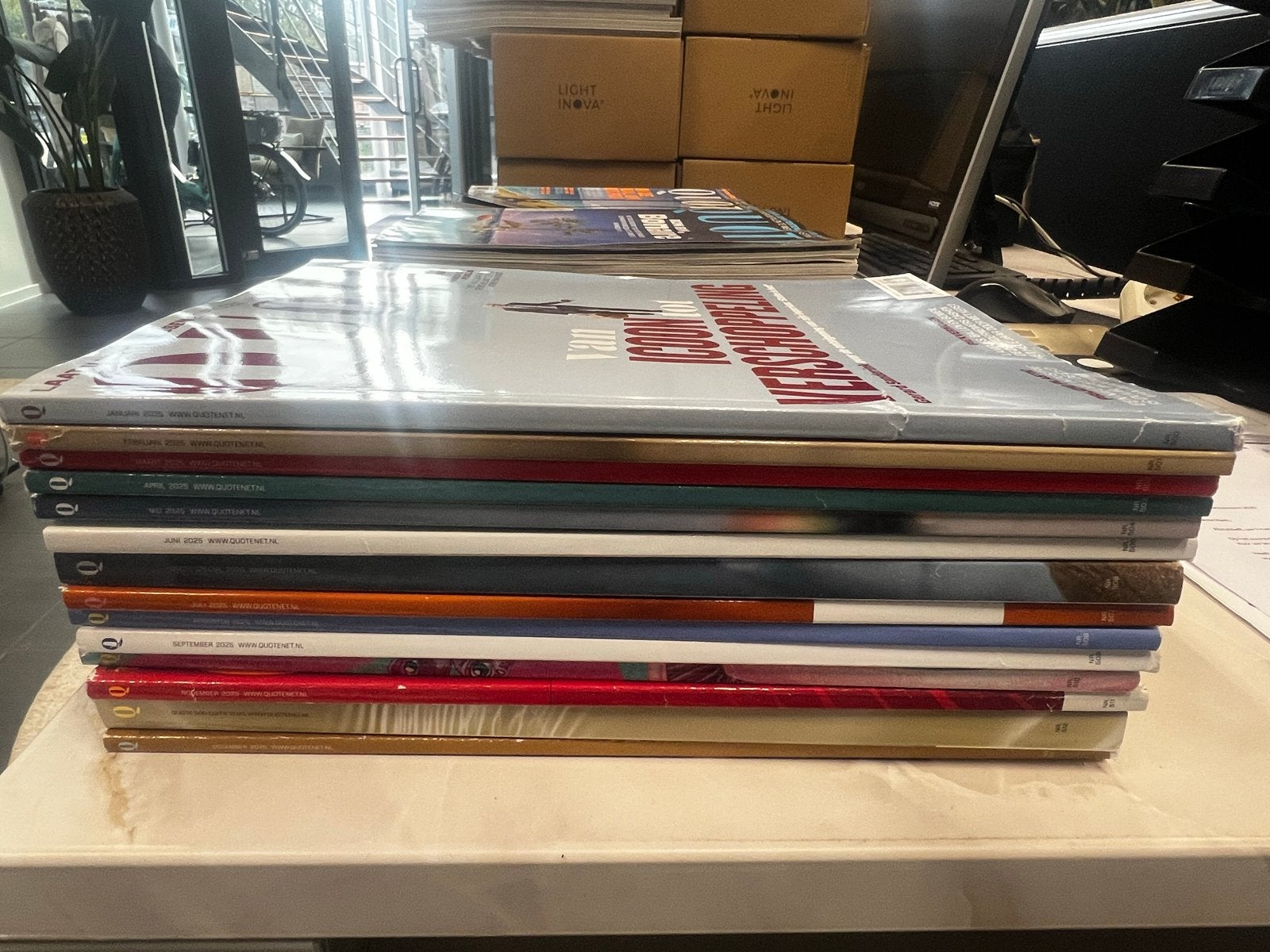 Grote collectie Quote magazines (2020-2025) en Q500, Ophalen, Gelezen, Overige typen