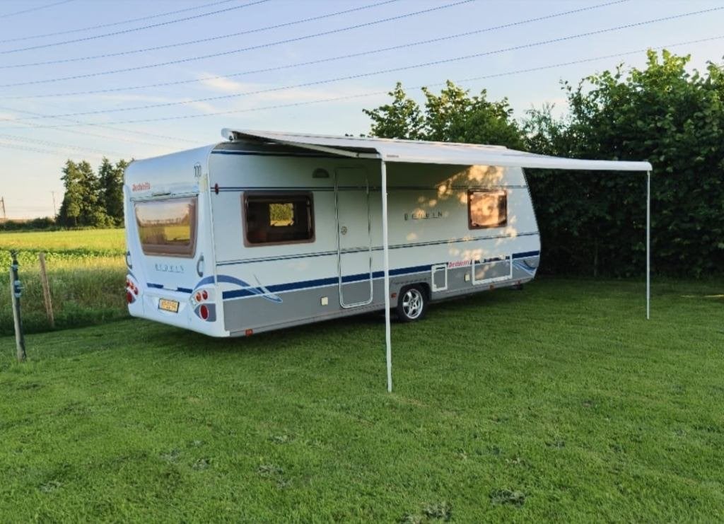 Dethleffs Beduin 540 | Airco, Mover, Thule Luifel + Wanden, Rondzit, Dethleffs, Schokbreker, Tot en met 4