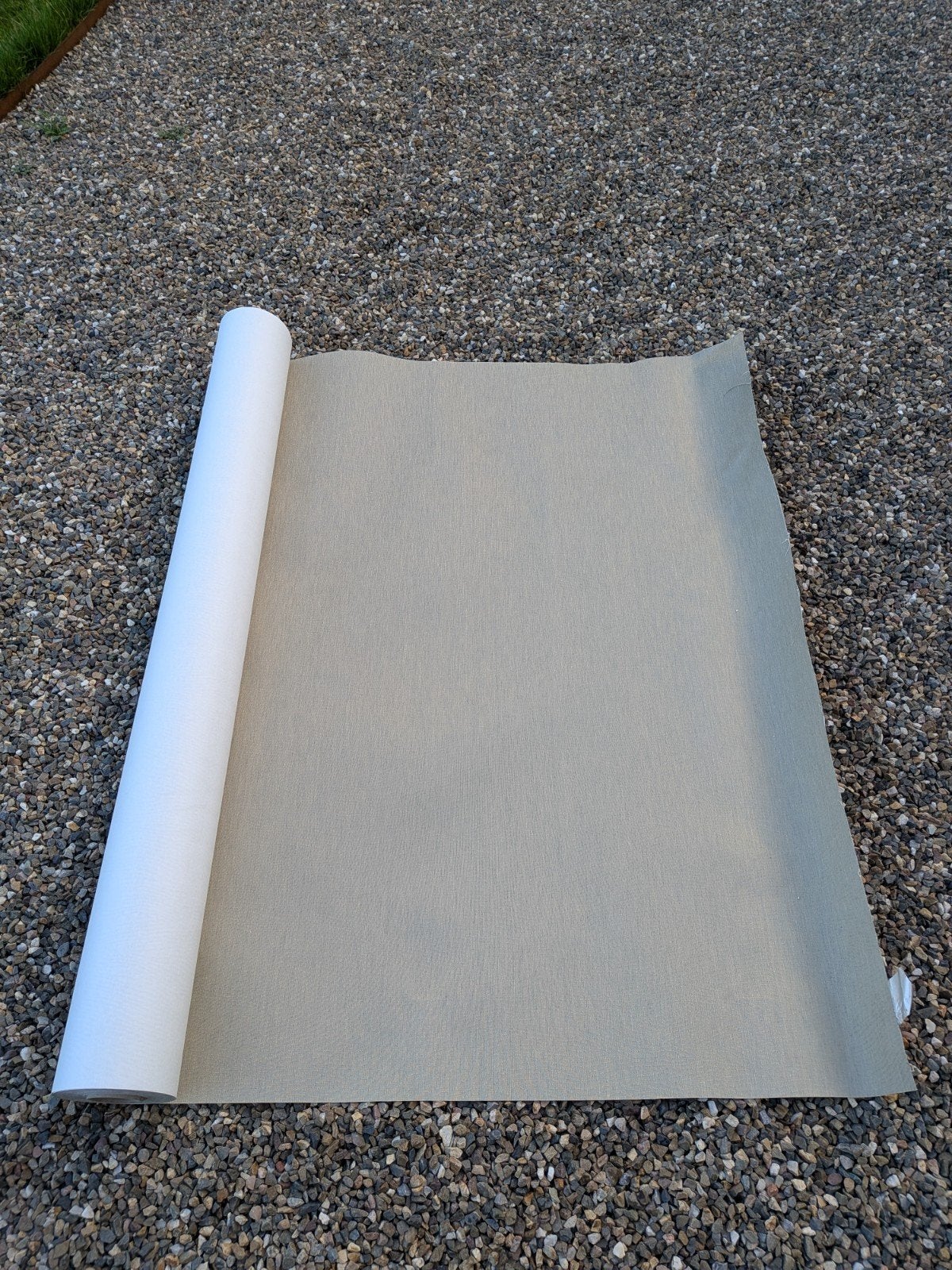 Stevig groen/bruin behang, 1.37m breed, 100m2+ rol, Ophalen, Overige typen, 75 m² of meer, Groen