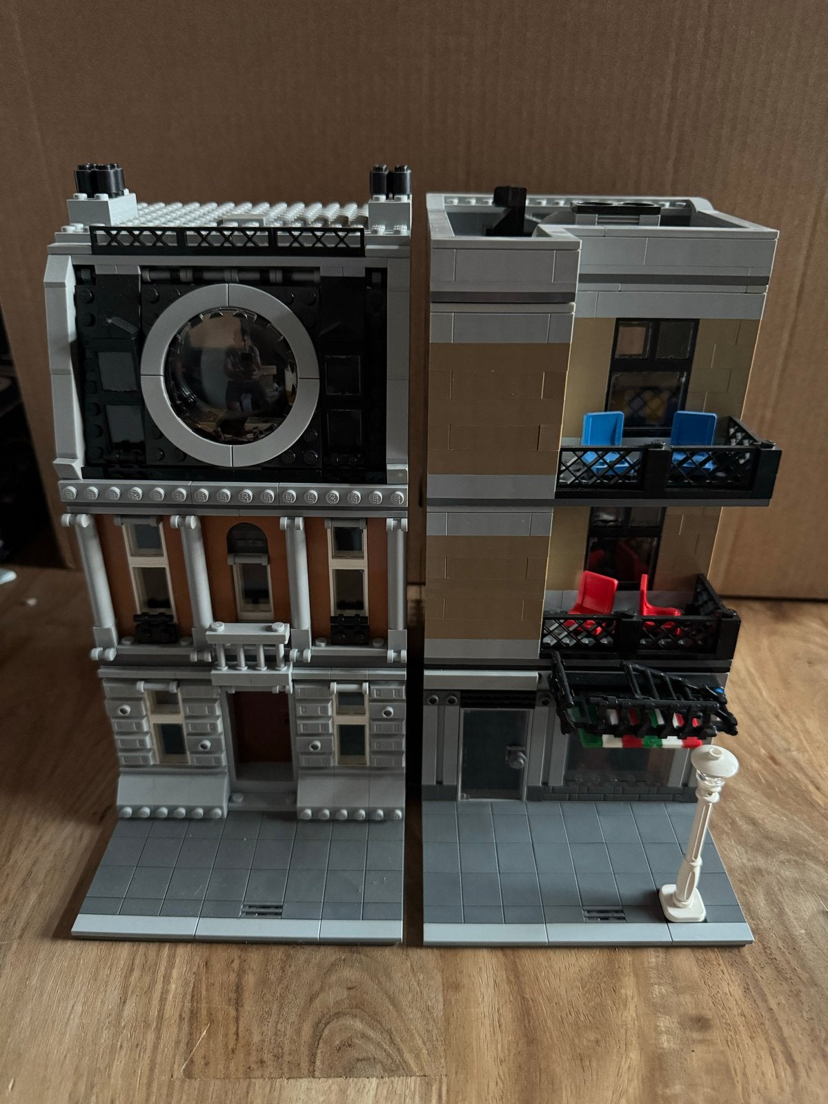 Lego MOC Pizza Restaurant Gebouw (zonder minifiguren), Ophalen, Gebruikt, Overige merken